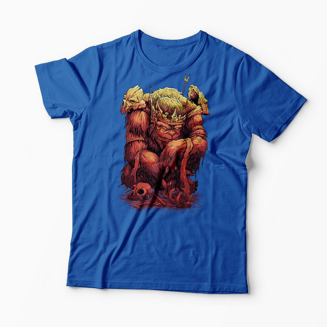 Tricou King Ape - Bărbați-Albastru Regal